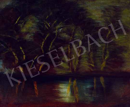  Mednyánszky, László - Fancy Lights by the River | The 49th auction of the Kieselbach Gallery. auction / 146 Lot