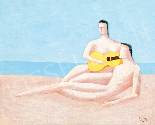  Czimra, Gyula - Nudes on the Beach | The 49th auction of the Kieselbach Gallery. auction / 213 Lot
