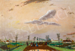 Fényes, Adolf - Road in the Great Plain After Rain 