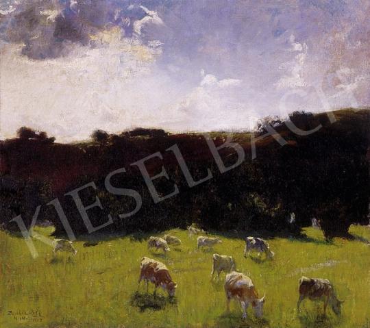 Benkhard, Ágost - Grazing cows | 8th Auction auction / 253 Lot