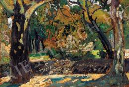  Scheiber, Hugó - Trees in City Park (c. 1920)