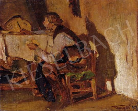 Tornyai, János - By the table | 8th Auction auction / 257 Lot