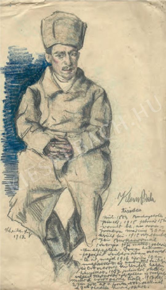  Scheiber, Hugó - Corporal Béla Klein painting