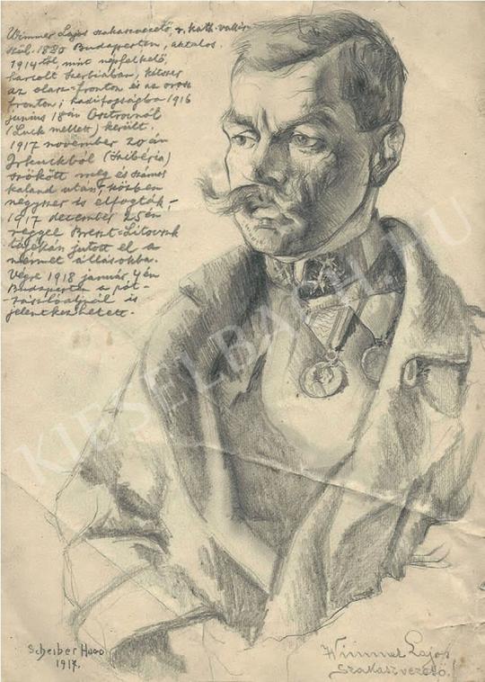  Scheiber, Hugó - Senior Airman Lajos Wimmer painting