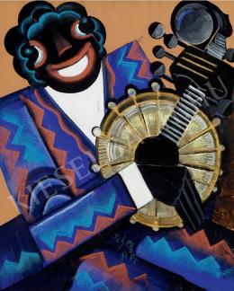  Scheiber, Hugó - Black Banjo Player (first half of 1930s)