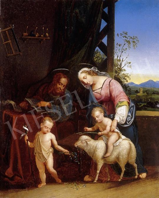 Signed Mezler - The Holy Family | 8th Auction auction / 261 Lot