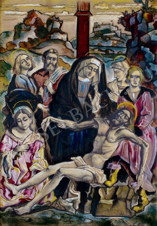  Scheiber, Hugó - Pieta for Margit painting