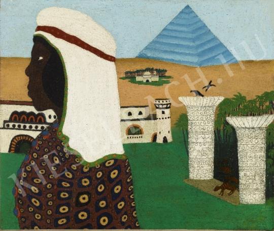 Mokry-Mészáros Dezső - Emlék Egyiptomból festménye
