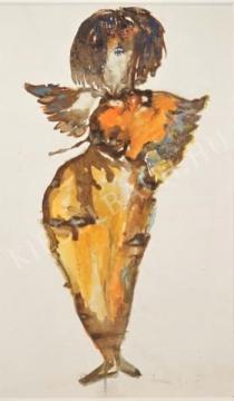  Anna, Margit - Bird-Woman painting