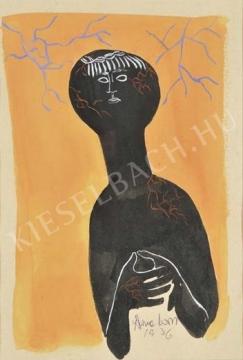  Anna, Margit - Black Girl painting