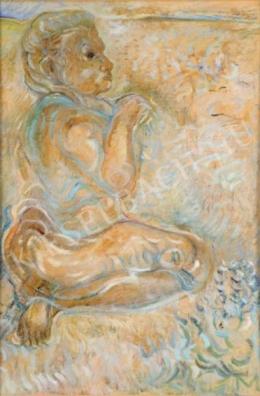 Tóth Menyhért - Szemnéző (Mélázó lány) (1955 k.)