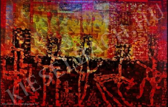 Gyarmathy Tihamér - Atompusztulás festménye