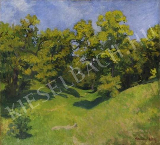  Ferenczy, Károly - The Grove Edge/ Klastromrét, Nagybánya (in afternoon sun) painting