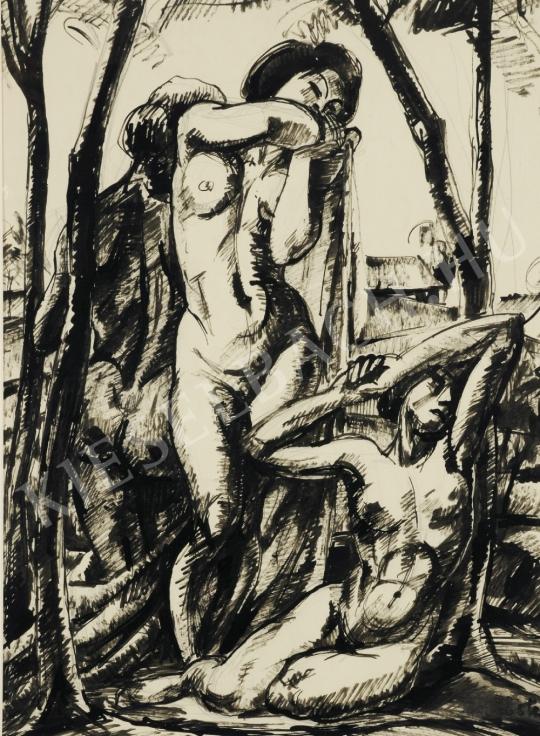 Uitz, Béla - Nude Composition painting