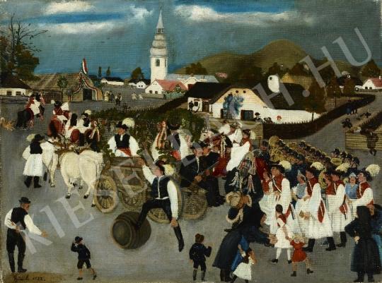 Győri, Elek - Revelry painting