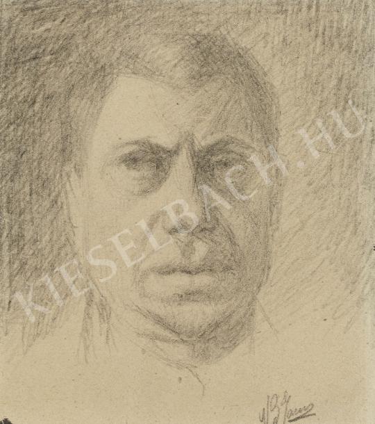 Nagy Balogh, János - Self-Portrait painting