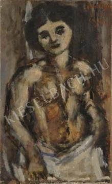  Czóbel, Béla - Parisien modell (after Matisse) painting