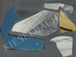 Martinszky, János - Composition 12. (With Curved Blue Form) 