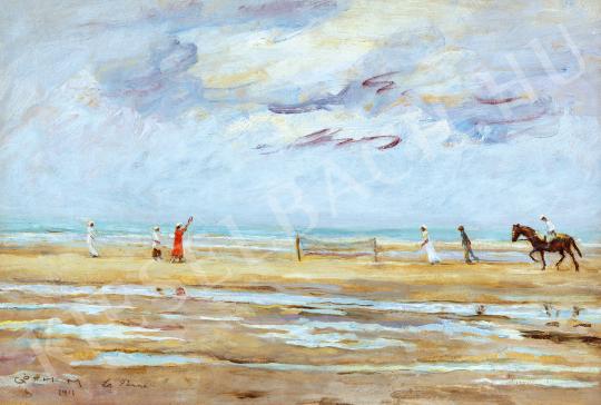 Góth, Móricz - Beach tennis painting