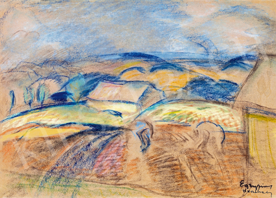 Egry, József - Early spring (Hills in Keszthely) | The 50th auction of the Kieselbach Gallery. auction / 54 Lot