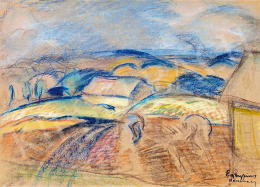 Egry, József - Early spring (Hills in Keszthely) 