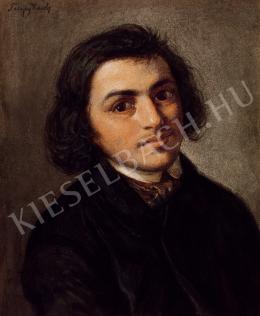 Telepy Károly - Fiatal férfi arcképe (1852 után)