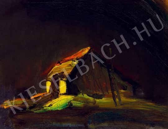 Kohán György - Alkonyi fények festménye