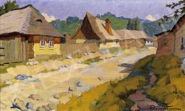 P. Kováts, Ferenc - Street in Nagybánya 