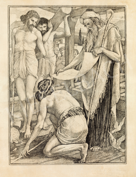 Crane, Walter - The builders of Solomons temple (Hiram Abif) | The 50th auction of the Kieselbach Gallery. auction / 5 Lot