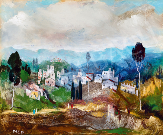  Molnár C., Pál - Italian landscape | The 50th auction of the Kieselbach Gallery. auction / 17 Lot