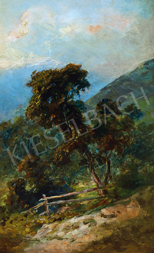 Székely Bertalan - Romantikus táj | 50. őszi aukció aukció / 35 tétel