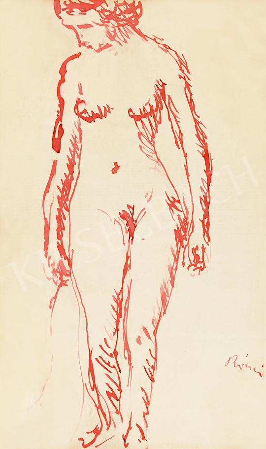 Rippl-Rónai, József - Standing nude | The 50th auction of the Kieselbach Gallery. auction / 55 Lot