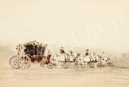  Rudnay, Gyula - Coronation carriage of Charles IV. | The 50th auction of the Kieselbach Gallery. auction / 84 Lot