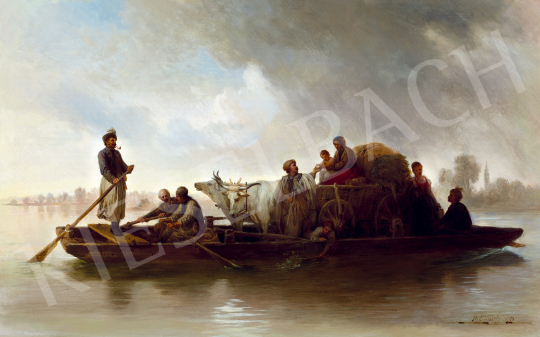 Molnár, József - Crossing the Tisza | The 50th auction of the Kieselbach Gallery. auction / 85 Lot