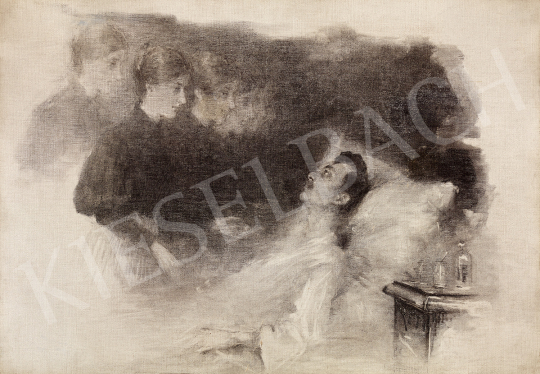 Réti, István - Illustration of Kiss Józsefs poem: Tale about the sewing machine | The 50th auction of the Kieselbach Gallery. auction / 125 Lot