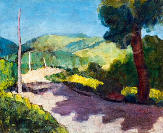  Pór, Bertalan - Summer road | The 50th auction of the Kieselbach Gallery. auction / 147 Lot