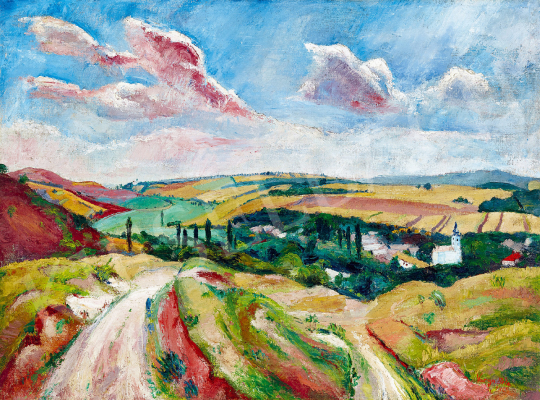 Mágori Varga, Béla - Sunny landscape | The 50th auction of the Kieselbach Gallery. auction / 153 Lot