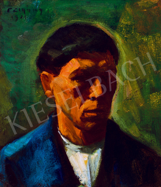  Czigány, Dezső - Self portrait | The 50th auction of the Kieselbach Gallery. auction / 163 Lot