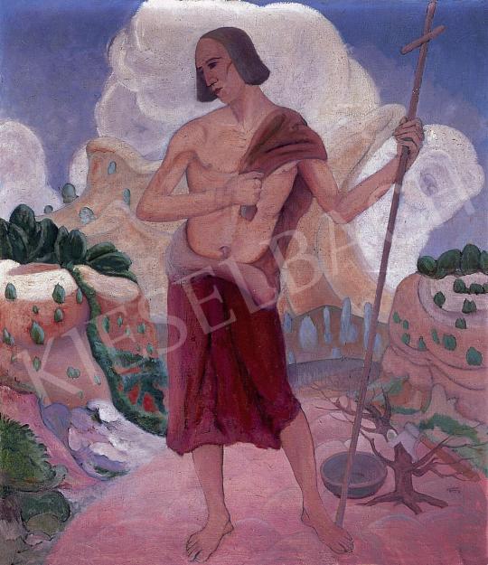  Ismeretlen festő, 1925 körül - Keresztelő Szt. János | 8. Aukció aukció / 307 tétel