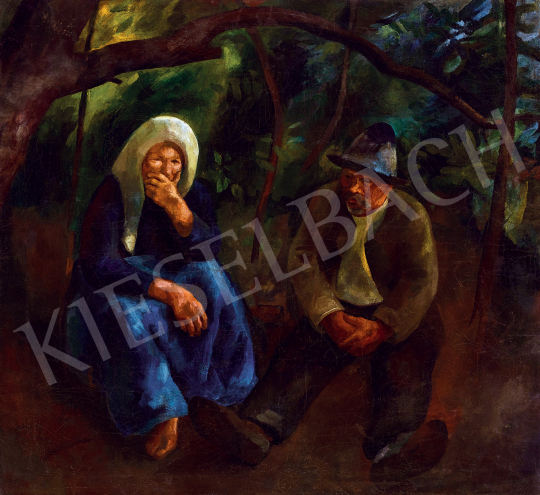  Szőnyi, István - Under the chestnut tree | The 50th auction of the Kieselbach Gallery. auction / 176 Lot