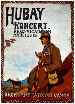  Rudnay, Gyula - Poster design of Jenő Hubay's concert 