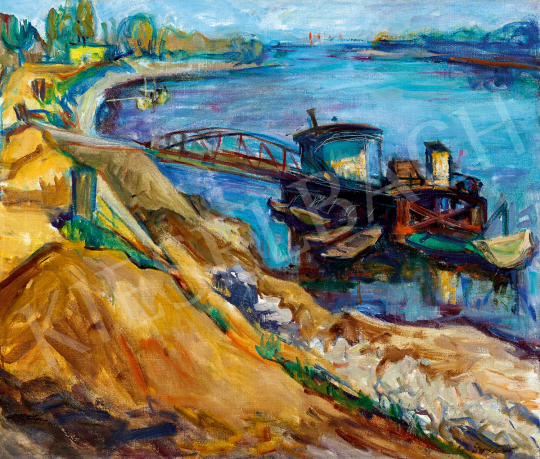 Gráber, Margit - Danube-side | The 50th auction of the Kieselbach Gallery. auction / 191 Lot
