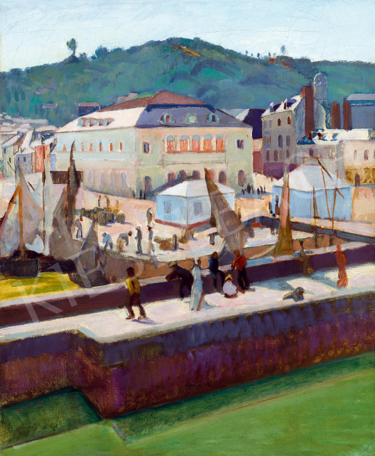  Réth, Alfréd - French port | The 50th auction of the Kieselbach Gallery. auction / 192 Lot