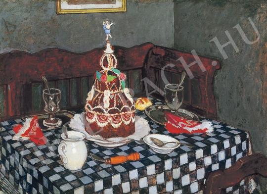 Fényes Adolf - Torta festménye