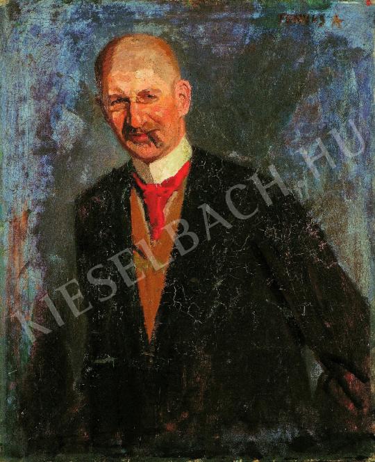 Fényes Adolf - Kohner Adolf portréja festménye