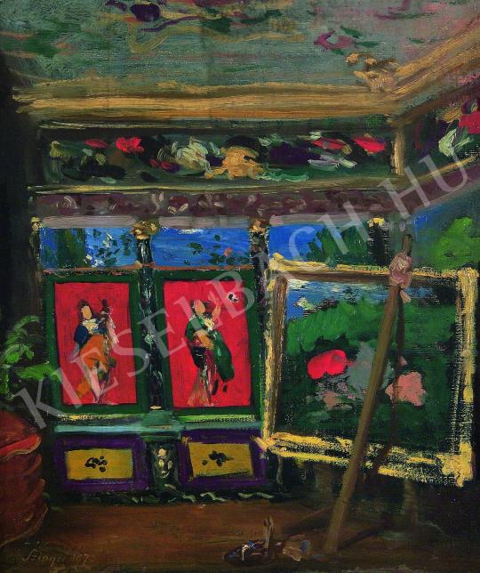 Szinyei Merse Pál - Műterem festménye