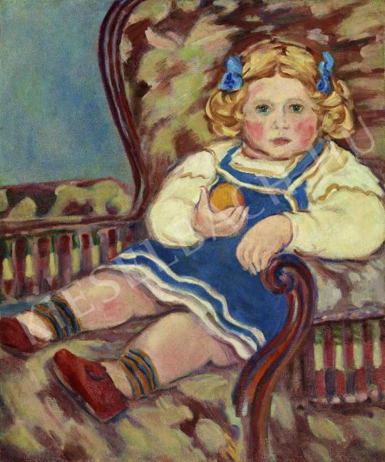 Rippl-Rónai, József - The Kunffy-child painting