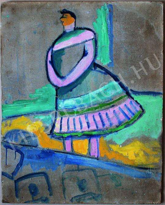  Czóbel, Béla - Cabaret Stage in Paris painting
