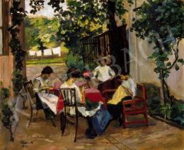 Bottlik, József - Women Embroidering (Afternoon Rest) 