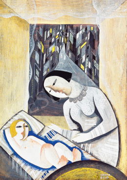  Kádár Béla - Városi Madonna (Anya gyermekével) (1927)